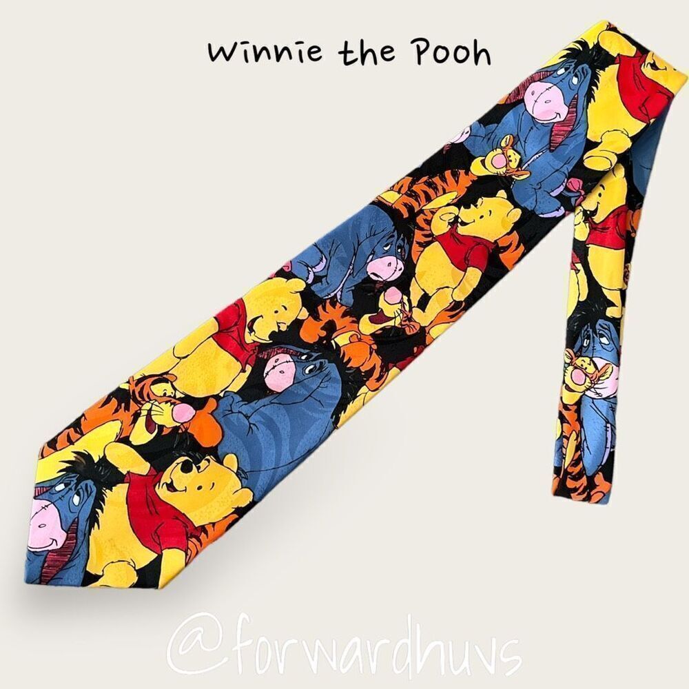 Disney Winnie The Pooh Necktie | Pooh Character Neck Tie
